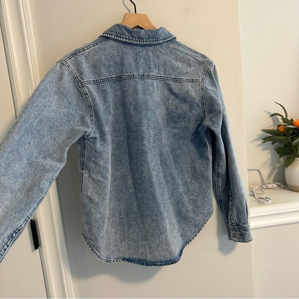 DL1961 Light Denim Button Front Shirt Jacket XS - Picture 8 of 15